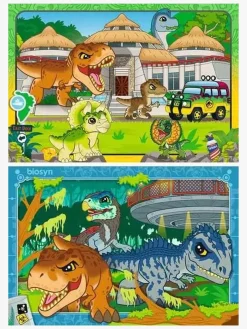 Ravensburger Spil & Puslespil-Børnepuslespil x 2 Jurassic World Explorers
