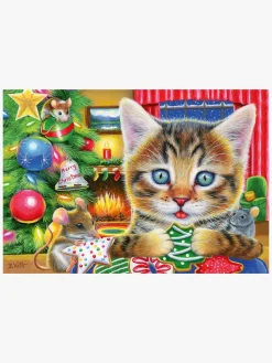 Spil & Puslespil|Ravensburger Christmas Kitties Puslespil 2x24 Brikker