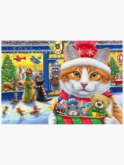 Spil & Puslespil|Ravensburger Christmas Kitties Puslespil 2x24 Brikker