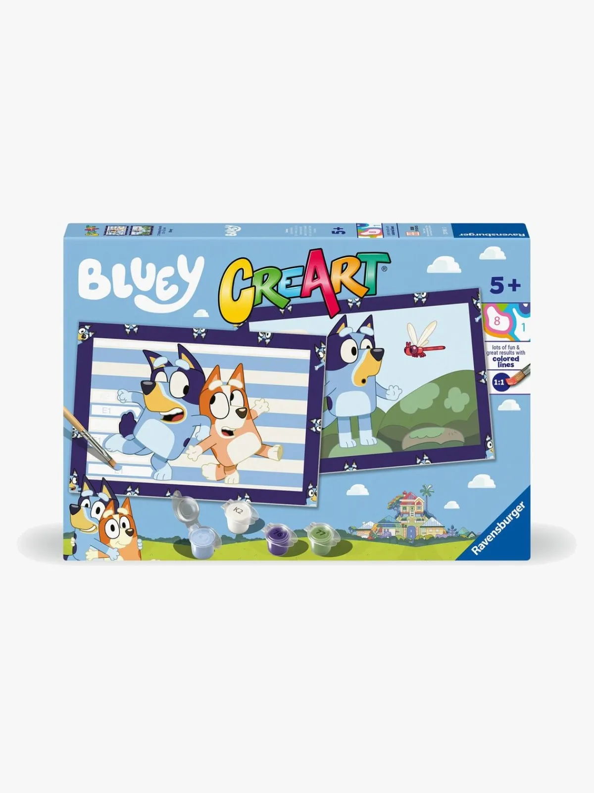 Kreativt Legetøj|Ravensburger CreArt Bluey Malesæt