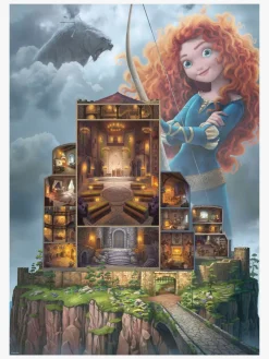Spil & Puslespil|Ravensburger Disney Castle Collection Merida Puslespil 1000 Brikker Flerfarvet