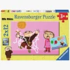 Ravensburger Spil & Puslespil-Dora Udforskeren Puslespil 2x12 Brikker