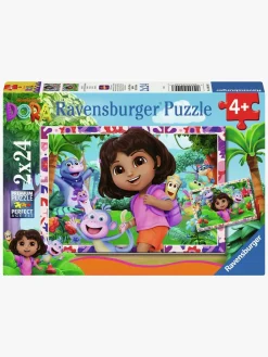 Ravensburger Spil & Puslespil-Dora Udforskeren Puslespil 2x24 Brikker
