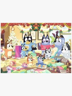 Spil & Puslespil|Ravensburger Gulvpuslespil Bluey Jul 24 Brikker