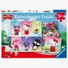 Ravensburger Spil & Puslespil-Hello Kitty Super Style Puslespil 3x49 Brikker