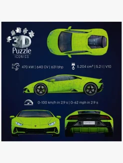 Spil & Puslespil|Ravensburger Iconics 3D-puslespil Lamborghini Huracán EVO-Verde 158 Brikker