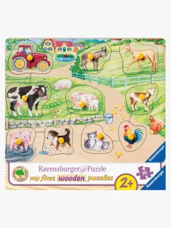 Ravensburger Spil & Puslespil-Knoppuslespil Morgen På Gården 10 Brikker