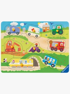Ravensburger Spil & Puslespil-Knoppuslespil Yndlingskøretøjer 8 Brikker