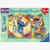 Spil & Puslespil|Ravensburger Lilo & Stitch Puslespil 3x49 Brikker