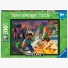 Spil & Puslespil|Ravensburger Minecraft XXL Puslespil 100 Brikker