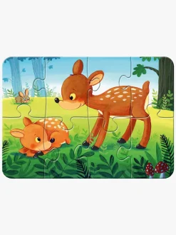 Spil & Puslespil|Ravensburger My First Puzzles Forest Animal Fun Puslespil 4-i-1