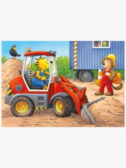 Ravensburger Spil & Puslespil-My First Puzzles Puslespil Dyr På Byggepladser 4-i-1