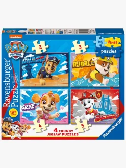Ravensburger Spil & Puslespil-My First Puzzles Paw Patrol Puslespil 4-i-1