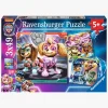 Ravensburger Spil & Puslespil-Paw Patrol The Mighty Movie Puslespil 3x49 Brikker