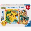 Spil & Puslespil|Ravensburger Pokémon Puslespil 3x49 Brikker