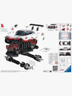 Spil & Puslespil|Ravensburger Porsche 911 MK2 GT3 Cup 3D-puslespil 152 Brikker