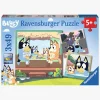 Ravensburger Spil & Puslespil-Puslespil Bluey 3x49 Brikker