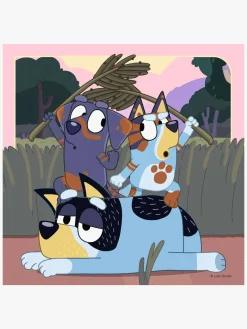 Ravensburger Spil & Puslespil-Puslespil Bluey 3x49 Brikker