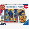 Spil & Puslespil|BrandmanSam2 Ravensburger Puslespil Brandmand Sam Til Undsætning! 3x49 Brikker