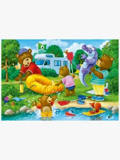 Ravensburger Spil & Puslespil-Puslespil Camping 2x24 Brikker