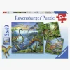 Ravensburger Spil & Puslespil-Puslespil Dinosaurer 3x49 Brikker