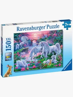 Ravensburger Spil & Puslespil-Puslespil Enhjørning i Solnedgang 150 Brikker