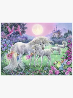 Spil & Puslespil|Ravensburger Puslespil Enhjørninger I Måneskinnet 100 Brikker