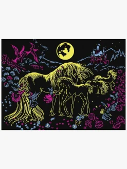 Spil & Puslespil|Ravensburger Puslespil Enhjørninger I Måneskinnet 100 Brikker