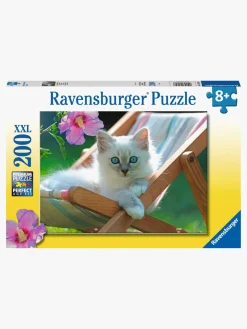 Spil & Puslespil|Ravensburger Puslespil Kattekilling i Solstol 200 Brikker