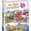 Ravensburger Spil & Puslespil-Puslespil Køretøjer 2, 4, 6 & 8 Brikker