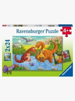 Ravensburger Spil & Puslespil-Puslespil Legende Dinosaur 2x24 Brikker