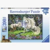 Ravensburger Spil & Puslespil-Puslespil Mystiske Enhjørninger 200 Brikker