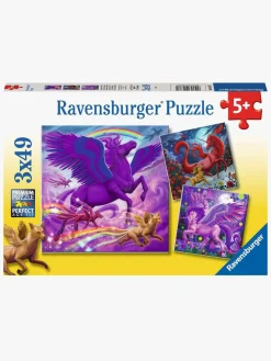Spil & Puslespil|Ravensburger Puslespil Mythical Majesty 3x49 Brikker