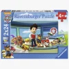 Spil & Puslespil|Ravensburger Puslespil Paw Patrol Vi Hjælper 2x24 Brikker