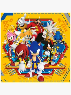 Spil & Puslespil|Ravensburger Puslespil Sonic Core 3x49 Brikker