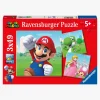 Spil & Puslespil|Ravensburger Puslespil Super Mario, 3X49 Brikker