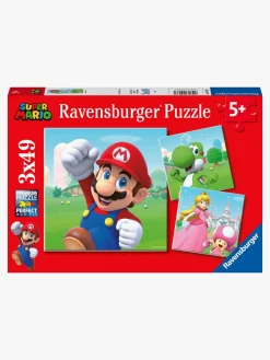 Spil & Puslespil|Ravensburger Puslespil Super Mario, 3X49 Brikker