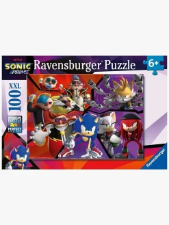 Spil & Puslespil|Ravensburger Sonic Prime Puslespil 100 Brikker
