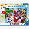 Ravensburger Spil & Puslespil-Spidey and His Amazing Friends Mega Gulvpuslespil 24 Brikker