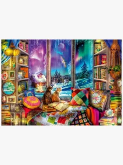 Spil & Puslespil|Ravensburger The Winter Reading Nook Puslespil 1000 Brikker