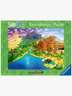 Spil & Puslespil|Ravensburger World of Minecraft Puslespil 500 Brikker
