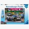 Spil & Puslespil|Ravensburger XXL Puslespil Police On Patrol 150 Brikker