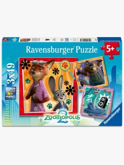 Ravensburger Spil & Puslespil-Zootopia 2 Puslespil 3-i-1