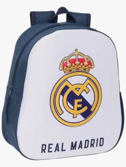 Børn RealMadrid Tasker-Real Madrid 3D Rygsæk 8,5L, Hvid/Marine
