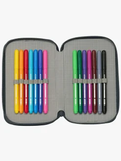 RealMadrid Kreativt Legetøj-Real Madrid Dobbelt Penalhus, Equip 25/26