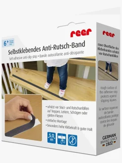 Reer Sikkerhed-Anti-skridbeskyttelse Taperulle 5m, Sort