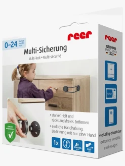 Sikkerhed|Reer Multilås, Grå Grå