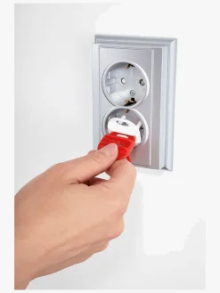 Sikkerhed|Reer Sikkerhedsstik 6-pak, Hvid