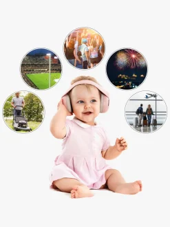 Sikkerhed|Reer SilentGuard Baby Høreværn, Pink Lyserød