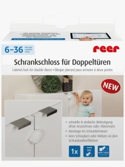 Reer Sikkerhed-Skabslås til Dobbeltdøre,